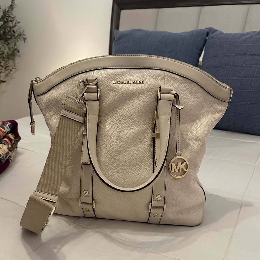 Michael Kors Cream Work Tote